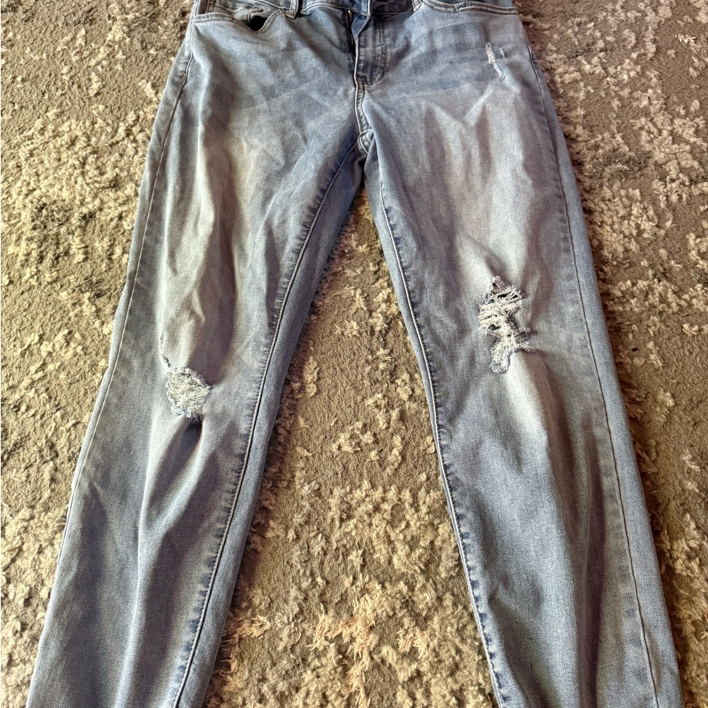 Women's Straight Leg Jeans - Gray